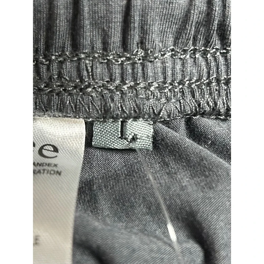 NWT Zoulee Mens Lounge Pants Charcoal Gray Cotton Blend Sweatpants Size L